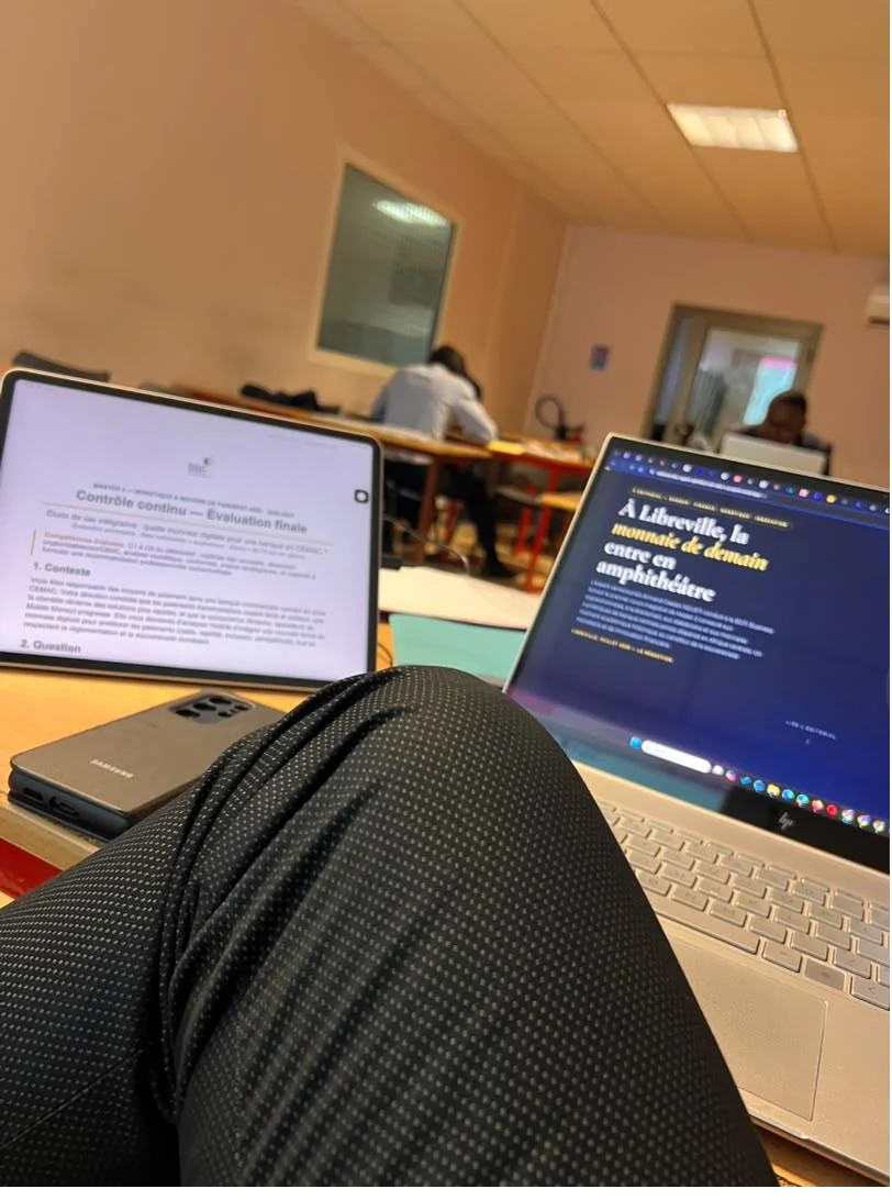 The course editorial displayed on screen