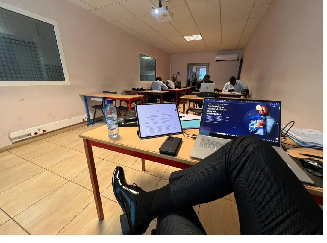 The classroom — banking executives in training